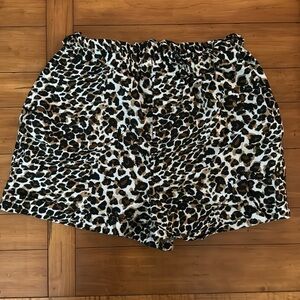 Express x Rocky Barnes women’s cheetah shorts